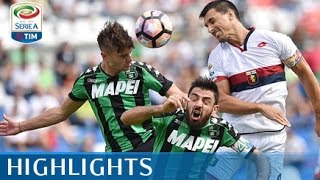 Sassuolo  Genoa  20  Highlights  Giornata 4  Serie A TIM 201617 [upl. by Bithia]