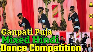 Ganpati Puja  Dance Compitition Sariya  Stage Show Dance [upl. by Kimball]