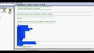 SAS Numeric Functions1 round int truncate [upl. by Lau568]