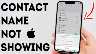 How To Fix Contact Name Not Showing On iPhone  Full Guide [upl. by Loreen]