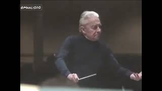 Herbert von Karajan From Last Rehearsal Vienna Philharmonic New York 1989 [upl. by Laekim37]