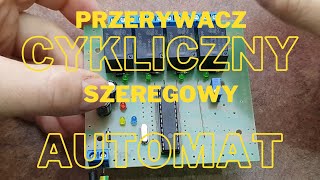 Przerywacz cykliczny szeregowy 1 z 4 automat regulowane czasy 12v Dc Sterownik kamer lub siłowników [upl. by Nary]