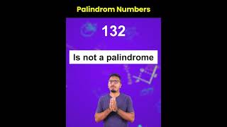 Palindrome Number  What is Palindrome Number  ytshorts fact palindrome  Lychrel No  Letstute [upl. by Kopple]