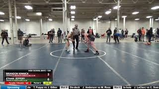 High School Boys 138 Brandon Kinnick Daleville Broncos Wrestling Club Vs Ethan Jeffery Franklin Wr [upl. by Arch]