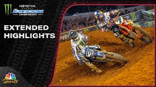 Supercross 2024 EXTENDED HIGHLIGHTS Round 7 in Arlington  22424  Motorsports on NBC [upl. by Brockwell8]