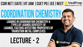 CSIR NET Coordination Chemistry  Denticity of Ligand  Types of Ligands  L2 [upl. by Omoj]