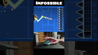 Geometry Dash Impossible Click 🤔 shorts [upl. by Htevi]