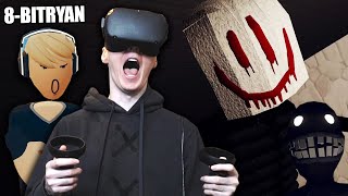 EXPLORING THE BACKROOMS IN VR WITH 8BITRYAN [upl. by Aekan]