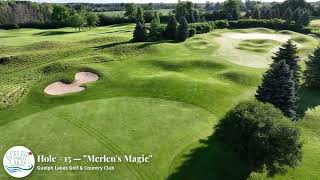 Guelph Lakes Golf amp Country Club  Hole 15 Flyover [upl. by Courtund805]