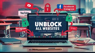 How To Open Any Blocked website on school chromebook 2024 [upl. by Ysteb]