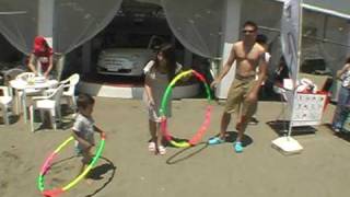 Fiat Cafe Yuigahama  Good Morning Garage Hula Hoop Contest [upl. by Milah]