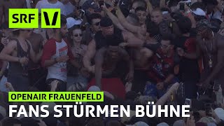 Openair Frauenfeld Fans stürmen Bühne bei Desiigner  Festivalsommer 2017  SRF Virus [upl. by Otrebire]