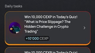 Cexio Quiz what is price slippage The hidden challenge in crypto Trading answers [upl. by Laamaj]