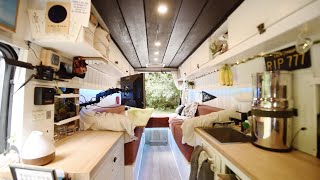 This Gorgeous Van Conversion has EVERYTHING  They built the PERFECT CAMPERVAN for LIVING amp WORKING [upl. by Ybot]