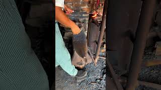 Blacksmith making horseshoes handmade 【MrFarrier】shorts [upl. by Karney]