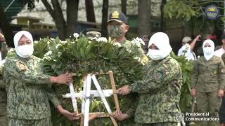 Wreathlaying ceremony to to commemorate the Fallen Marawi Heroes [upl. by Viveca]