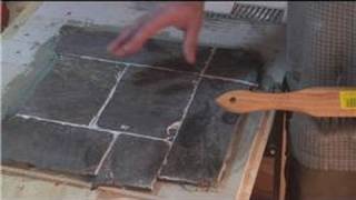 Cleaning Tile  How to Polish Slate Tiles [upl. by Anetta219]