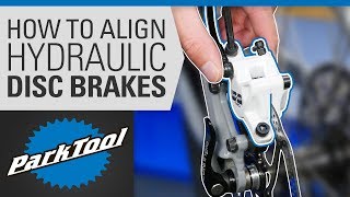 How to Align a Hydraulic Disc Brake on a Bike [upl. by Anasus95]