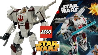 LEGO mech Star Wars XWING moc TUTORIAL [upl. by Werbel]