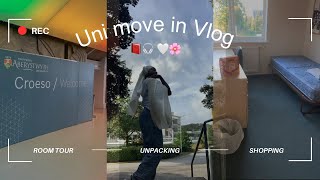 Uni Move In Vlog Move back to Uni with me 2024 Aberystwyth University  room tour  Unpacking [upl. by Ojeitak403]