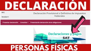 🔥💪Así debes Presentar la declaración mensual de Personas Físicas caso Practico 📆excel [upl. by Masera732]