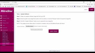 Processo de atualização de firmware HGU Mitrastar [upl. by Beore]