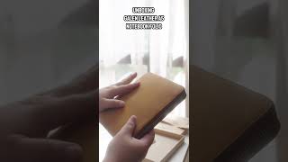 Unboxing Galen Leather A5 Notebook Folio Indonesia [upl. by Lacee]