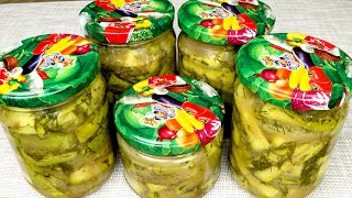 Кабачки с горчицей и чесноком Невероятная закуска на зиму  Zucchini with mustard and garlic [upl. by Niaz]