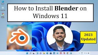 How to Install Blender on Windows 11  Complete Installation [upl. by Ateuqal]