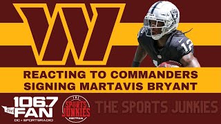 commanders Sign Martavis Bryant  Sports Junkies [upl. by Sager]