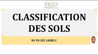 Géotechnique  Classification des sols [upl. by Drain281]