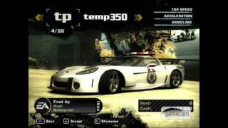 Need For Speed Most Wanted Bonus Cars Hack [upl. by Hidie]