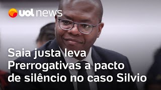 Caso Silvio Almeida Saia justa leva grupo Prerrogativas a pacto de silêncio no caso [upl. by Ogdan56]