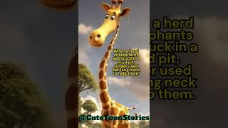 Story  The Gentle Giraffe  7 year old learning videos  Read Aloud shortsfeed [upl. by Romeon]