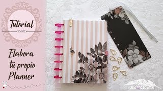 ¡TE VA A ENCANTAR Haz tu propia agenda o HappyPlanner [upl. by Helfant27]