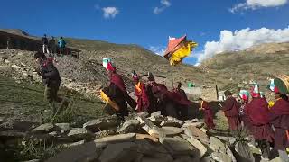 Yangton Lama Sherab Tenzin Rinpoche Warm welcome to Chharka Yangton Thongdrol Phuntsok Ling chharka [upl. by Igig]