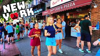 NYC Summer Walk 4k SoHo Greenwich West Village Joes Pizza Lindustrie Lower Manhattan July 2024 [upl. by Anrat]