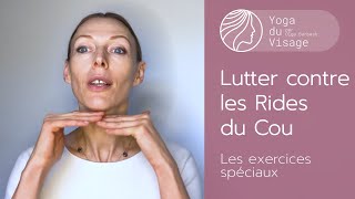 Lutter contre les Rides du Cou  Yoga du Visage  Facebuilding [upl. by Landa]