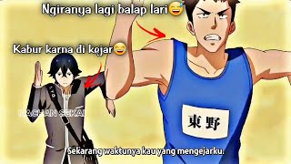 Dikira lagi balap lari ternyata kabur 😂  Anime Handakun  Nachan Sekai [upl. by Jacinta]