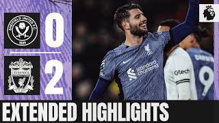 Extended Highlights  van Dijk Goal Milestone amp Szoboszlai Finish  Sheffield United 02 Liverpool [upl. by Winton]