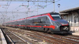 TRENI ESPRESSI SPECIALI EUROCITY E FRECCIARGENTO ALLA STAZIONE DI VERONA PORTA NUOVA [upl. by Mittel111]