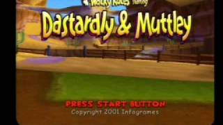 Wacky Races starring Dastardly amp Muttley  Loading Sequence and Attract Mode  Sony PlayStation 2 [upl. by Isiahi246]