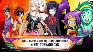 WWE 2K24 World Waifu Division 10262024  VOCALOIDc vs Chuunibyo vs Scooby vs Shantae [upl. by Rtoip391]