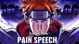 pain speech  Except pain no pain 😭😭😭 [upl. by Mariken88]