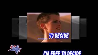 Cranberries  Free to decide Karaoke [upl. by Secnarf]