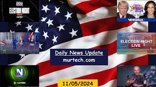 Election Night Coverage Dan Bongino NEWSMAX Right Side Broadcasting RT News  EP1373 [upl. by Oicneserc]