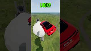 Lucky vs Unlucky Cars  BeamNGDrive shorts [upl. by Beekman]