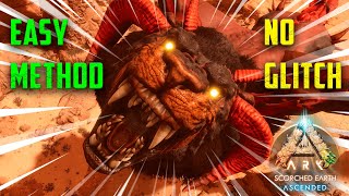 SOLO MANTICORE  EASIEST METHOD ARK ASCENDED SCORCHED EARTH [upl. by Lorna]