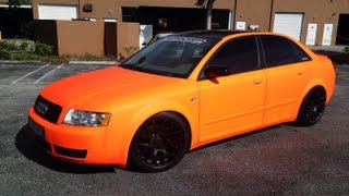 Firebelly Orange Plast Dipped Car  Pro Car Kit  Matte Florescent Orange [upl. by Naarah451]