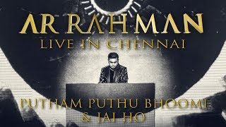 Putham Puthu BhoomiJai Ho  AR Rahman Live in Chennai [upl. by Sutphin]